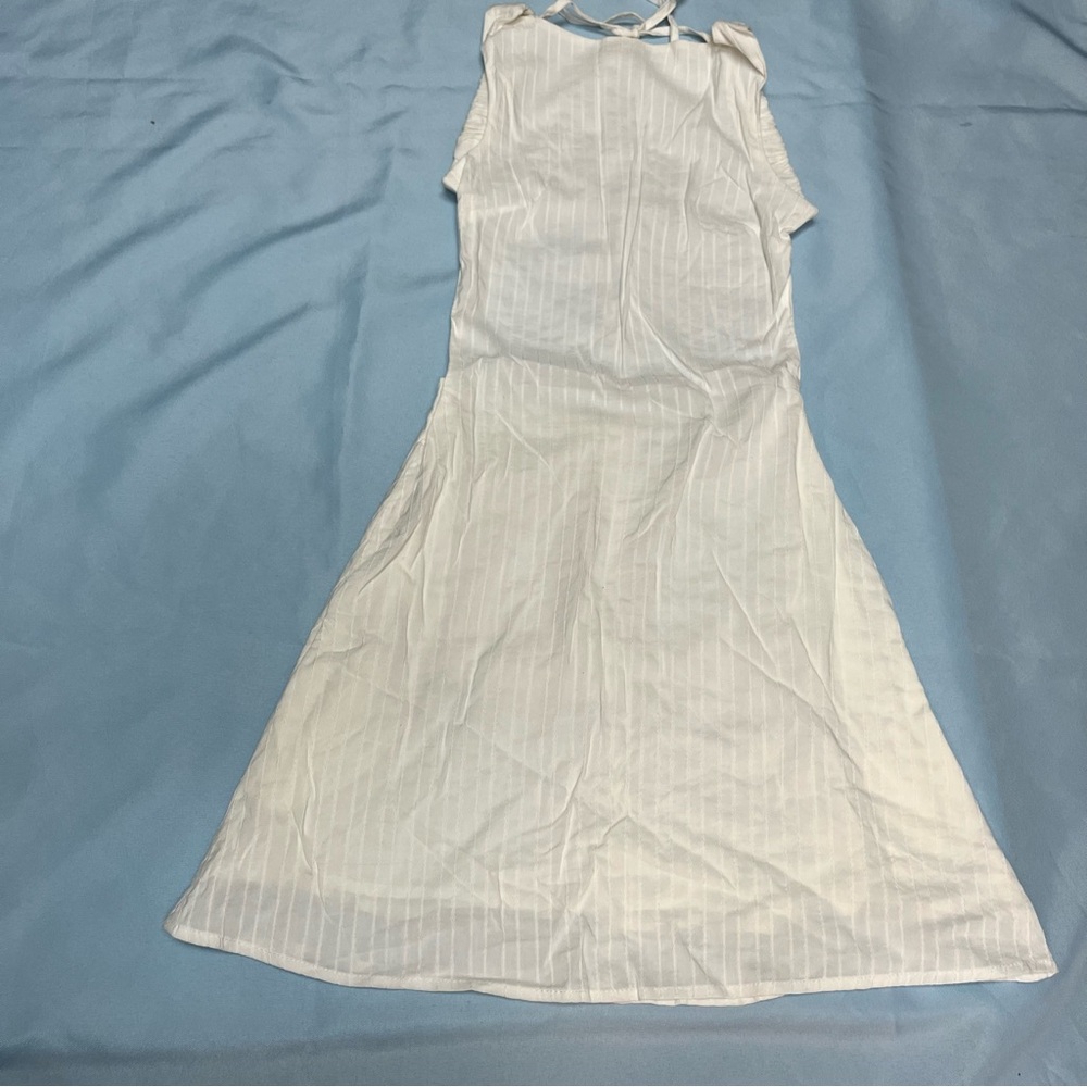 Princess Polly White Sleeveless Maxi Dress